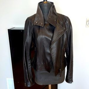 Mackage and Aritzia Kenya leather jacket